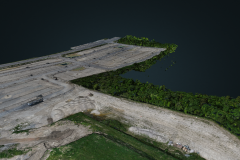 3D model created from Orthomosaic of the site