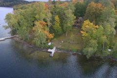 Cottage on a lake
